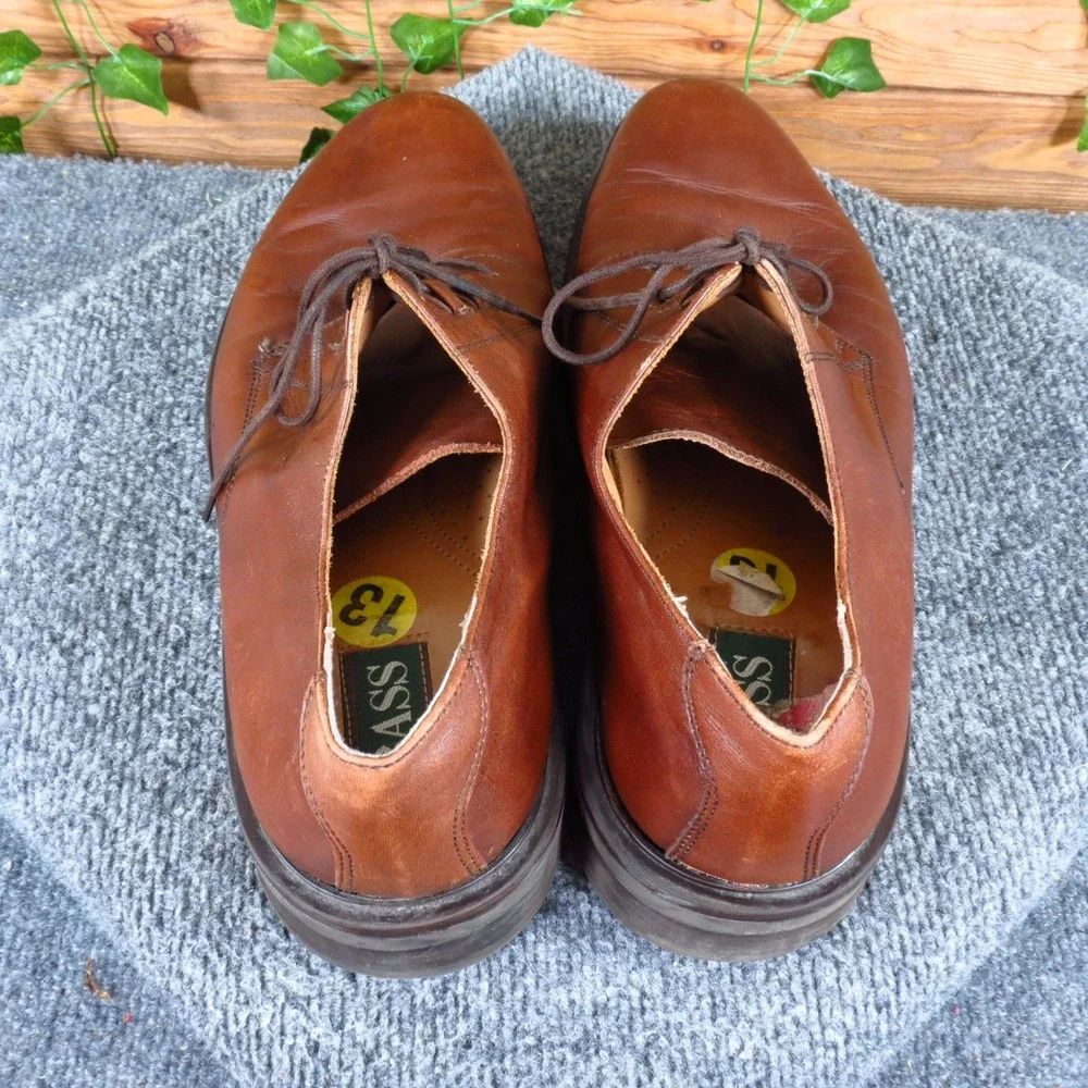 Bass 3R55 Mens‎ Derby Shoes Size 13 Dress Professional Brown Leather Oxford